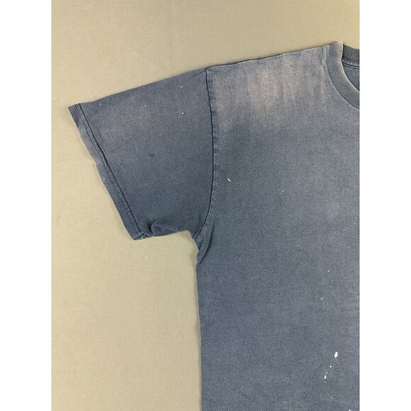 Rare Vintage Y2K Nike Swoosh Faded Thrashed Navy Blue XL Shirts Sports Hype Gym - Picture 4 of 13
